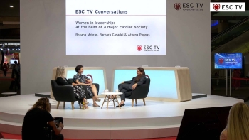 Watch ESC TV Conversations - Women in leadership: at the helm of a major cardiac society